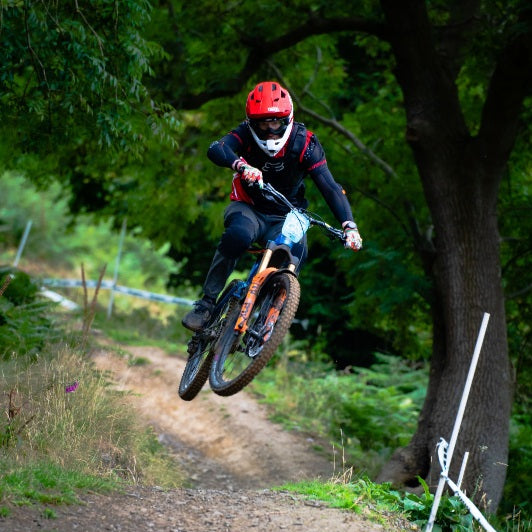 Cube Stereo 160 Action Team at the Welsh Enduro