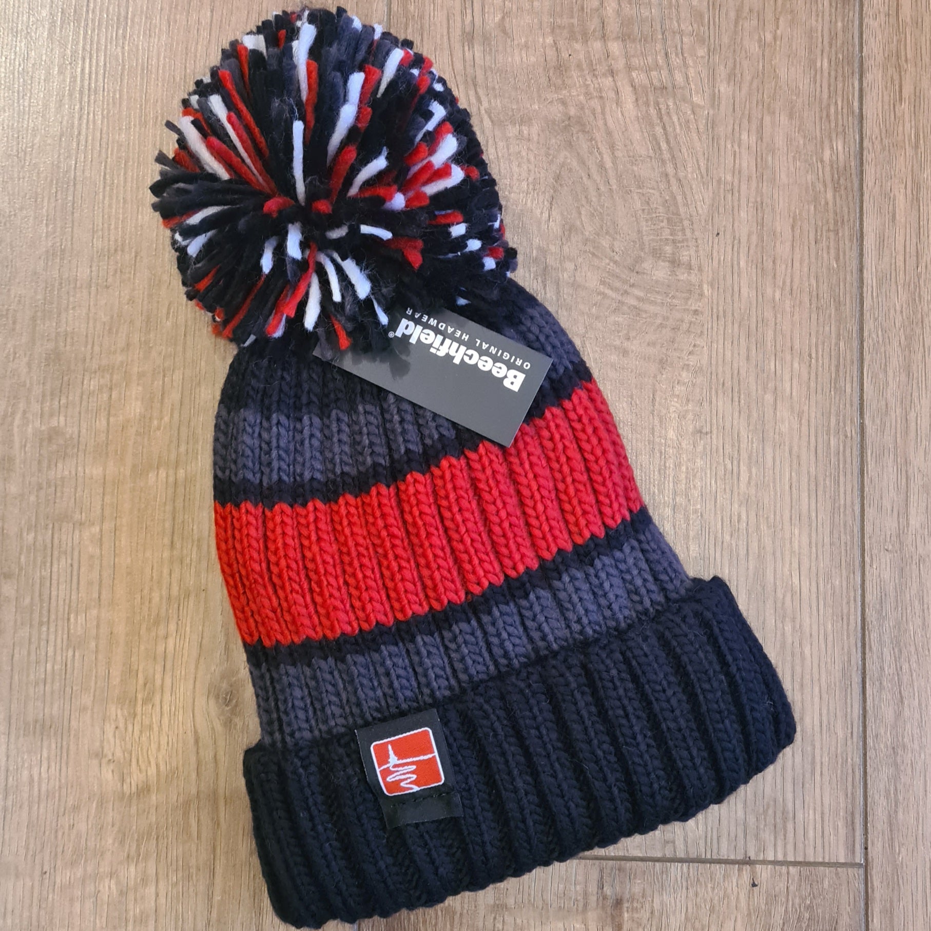 Cycle Factory Bobble Hat Red